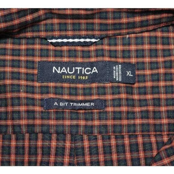 Nautica Cotton Long Sleeve Button Shirt Mens XL - Picture 2 of 4